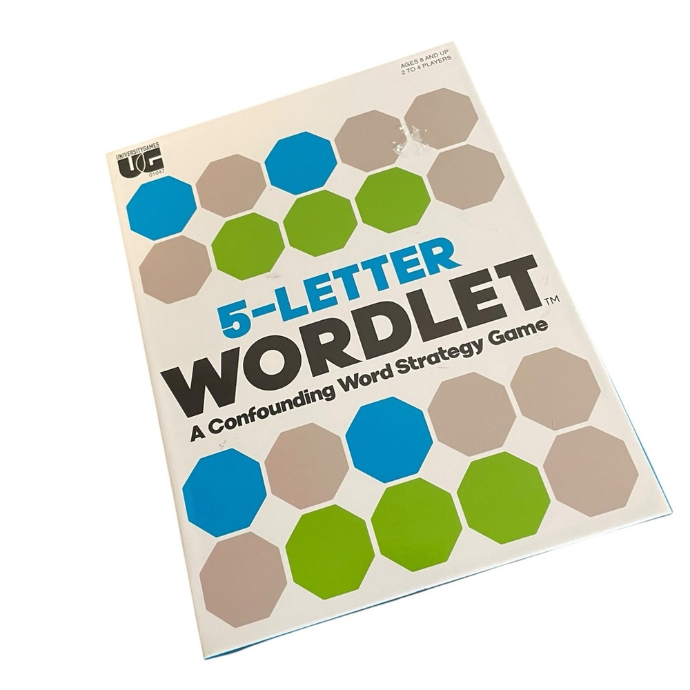 University Games 5-Letter Wordlet Strategy Board Game 01047 Ages 8 Plus 2-4